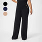 👖 LAST DAY SALE ONLY ￡14.99!!✨ High-Waist Wide Leg Pants – Figure-Flattering, 3 Adjustable Lengths & Super Stretch 🏃‍♀️