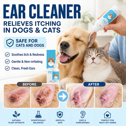 🐶Hot Sale 70% OFF🐱Ear cleaner, Relieves itching in dogs & cats