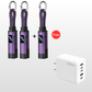 🎁💥LAST DAY SPECIAL PRICE!-￡7.99!!🔌4-in-1 Charging Cable with Digital Display & Keychain – Fast-Charging, Kink-Resistant & Compact