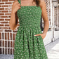 🏝️LAST DAY SALE :£ 12.99!!!💃Women's Summer Square Neck Sleeveless Loose Casual Short Smocked Romper