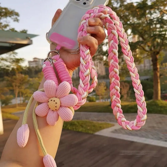 🔥Last Day Special Price:£7.99🌞Cute Floral Phone Crossbody Lanyard – Hands-Free & Stylish!