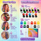 🔥Surprise Price: Only £9.99!!!🌈12-Color Temporary Hair Chalk Applicator Set