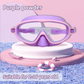 🔥SUMMER GIFT – ONLY £8.99!!🏆#1 Bestselling🏊‍♀️HD children's large frame waterproof and anti-fog swimming goggles