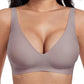 ⏳LAST DAY SALE: ONLY ￡10.99!!💕Womens Comfortable Wireless Bralettes Seamless Deep V Everyday Bra
