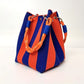 👜 Limited Time Special Price ￡8.99!!✨  Boho Striped Knit Bucket Handbag for Women – Handmade Summer Beach Shoulder Bag