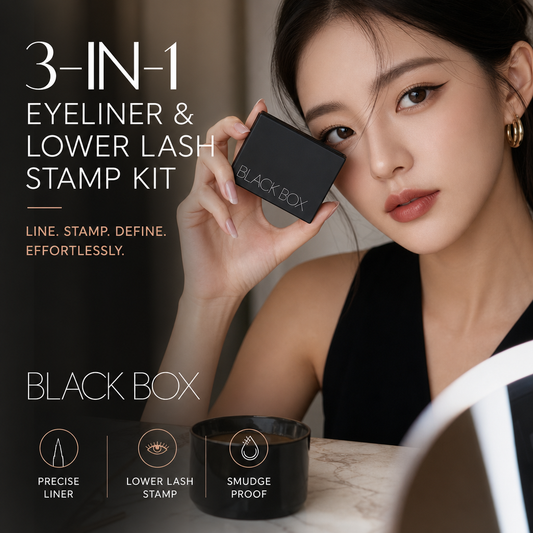 ⌛Limited-time Special Price:£8.99!!!👁️3-in-1 Eyeliner and Lower Lash Stamp Kit🔥