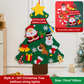 🎅Christmas Hot Sales - 50% OFF!🎄DIY Felt Christmas Tree for Kids✨Reusable Ornaments + Fairy Lights