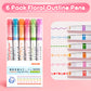 🎄Christmas Pre Sale￡7.99!!🌈Curve Highlighter Pen 🖌️6 Pack Roller Tip Colored Markers for Note Taking, Art Craft & Office School Supplies