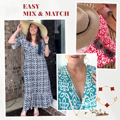 👗Last Day Special Price:£ 15.99!!!🔥💐✨Bohemian casual print V-neck waist wrap long dress