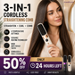 ⏰Last 4 hours Sale💇‍♀️🔥 3-in-1 Cordless Hair Straightening Brush – Straighten, Curl & Detangle – USB-C Rechargeable with 4 Heat Settings – Perfect Hair Anywhere! ✨