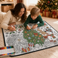 🎄Early Christmas Pre Sale 50% Off☃️DIY Christmas Drawing Blanket with 24 Colors Markers🎁Doodle Your Own Xmas Blanket🎅Customizable Washable Paint Play Blanket for Adults, Kids🎨
