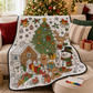 🎄Early Christmas Pre Sale 50% Off☃️DIY Christmas Drawing Blanket with 24 Colors Markers🎁Doodle Your Own Xmas Blanket🎅Customizable Washable Paint Play Blanket for Adults, Kids🎨