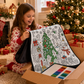 🎄Early Christmas Pre Sale 50% Off☃️DIY Christmas Drawing Blanket with 24 Colors Markers🎁Doodle Your Own Xmas Blanket🎅Customizable Washable Paint Play Blanket for Adults, Kids🎨