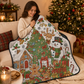 🎄Early Christmas Pre Sale 50% Off☃️DIY Christmas Drawing Blanket with 24 Colors Markers🎁Doodle Your Own Xmas Blanket🎅Customizable Washable Paint Play Blanket for Adults, Kids🎨
