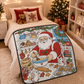 🎄Early Christmas Pre Sale 50% Off☃️DIY Christmas Drawing Blanket with 24 Colors Markers🎁Doodle Your Own Xmas Blanket🎅Customizable Washable Paint Play Blanket for Adults, Kids🎨