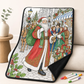 🎄Early Christmas Pre Sale 50% Off☃️DIY Christmas Drawing Blanket with 24 Colors Markers🎁Doodle Your Own Xmas Blanket🎅Customizable Washable Paint Play Blanket for Adults, Kids🎨