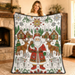 🎄Early Christmas Pre Sale 50% Off☃️DIY Christmas Drawing Blanket with 24 Colors Markers🎁Doodle Your Own Xmas Blanket🎅Customizable Washable Paint Play Blanket for Adults, Kids🎨