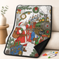 🎄Early Christmas Pre Sale 50% Off☃️DIY Christmas Drawing Blanket with 24 Colors Markers🎁Doodle Your Own Xmas Blanket🎅Customizable Washable Paint Play Blanket for Adults, Kids🎨