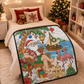 🎄Early Christmas Pre Sale 50% Off☃️DIY Christmas Drawing Blanket with 24 Colors Markers🎁Doodle Your Own Xmas Blanket🎅Customizable Washable Paint Play Blanket for Adults, Kids🎨