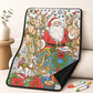 🎄Early Christmas Pre Sale 50% Off☃️DIY Christmas Drawing Blanket with 24 Colors Markers🎁Doodle Your Own Xmas Blanket🎅Customizable Washable Paint Play Blanket for Adults, Kids🎨