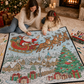 🎄Early Christmas Pre Sale 50% Off☃️DIY Christmas Drawing Blanket with 24 Colors Markers🎁Doodle Your Own Xmas Blanket🎅Customizable Washable Paint Play Blanket for Adults, Kids🎨