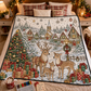 🎄Early Christmas Pre Sale 50% Off☃️DIY Christmas Drawing Blanket with 24 Colors Markers🎁Doodle Your Own Xmas Blanket🎅Customizable Washable Paint Play Blanket for Adults, Kids🎨