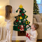 🎅Christmas Hot Sales - 50% OFF!🎄DIY Felt Christmas Tree for Kids✨Reusable Ornaments + Fairy Lights