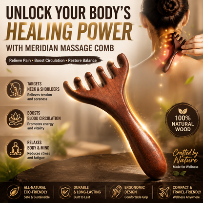 🥳Last Day Buy 1 Get 1 Free!!💞Six-claw Meridian Massage Comb🌿💆‍♀️