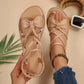 🏖️Limited time Special Price:£ 11.99!!!⏳👙Women's Criss-Cross Strap Flat Sandals