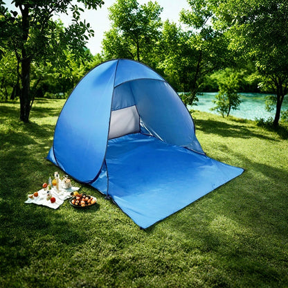 ⛺Summer Hot Sale 50% OFF🏖️Automatic pop-up beach tent – foldable for storage and reusable!