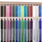 🖌️🔥Last Day ‼️Special Price:£ 8.99 ‼️ 💧14-Pack Waterproof Colored Gel Eyeliner Pencil – Metallic & Shimmer Finishes, Smudge-Proof（Pencil sharpener color is random）