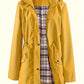 🔥Limited Time Special Price:£ 23.99🎁🧥3-in-1 Plaid Waterproof Jacket for Women– Rain, Wind & Cold, All Covered