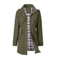 🔥Limited Time Special Price:£ 23.99🎁🧥3-in-1 Plaid Waterproof Jacket for Women– Rain, Wind & Cold, All Covered