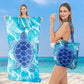 🏖️Summer Day Special Price:£14.99 !!! 🍉2-in-1 Convertible Beach Towel & Drawstring Backpack
