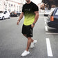 🏖️Summer Cool Deal: ONLY ￡14.99!!😎Men's Gradient Color T-Shirt & Shorts Set