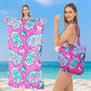 🏖️Summer Day Special Price:£14.99 !!! 🍉2-in-1 Convertible Beach Towel & Drawstring Backpack
