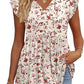 📢2026 HOT SALE 50% OFF👚Women's Summer Babydoll Shirts Ruffle Sleeve Tops💃