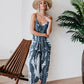 🔥LAST DAY SALE: ONLY ￡13.99!!💝✨Women's Fashion Spaghetti Strap Printed Jumpsuit