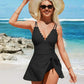 🏖️Summer Hot Sale - ONLY ￡14.99!!⚡50K+ SOLD!🌞🌊Deep V Knot Detail Skirted Swimsuit