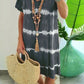 💃Limited-time Special Price:£11.99!!!🌈Tie-Dye Striped Short Sleeve T-Shirt Dress – Soft & flowy – Perfect for summer, beach or casual days – comfortable and stylish 🌊✨