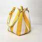 👜 Limited Time Special Price ￡8.99!!✨  Boho Striped Knit Bucket Handbag for Women – Handmade Summer Beach Shoulder Bag