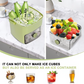 🍨🔥Last Day Special Price:£ 12.99!!!🧊Portable Ice Maker with Lid and Storage Box (48 cubes).