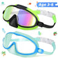 🔥SUMMER GIFT – ONLY £8.99!!🏆#1 Bestselling🏊‍♀️HD children's large frame waterproof and anti-fog swimming goggles