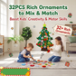 🎅Christmas Hot Sales - 50% OFF!🎄DIY Felt Christmas Tree for Kids✨Reusable Ornaments + Fairy Lights