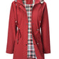 🔥Limited Time Special Price:£ 23.99🎁🧥3-in-1 Plaid Waterproof Jacket for Women– Rain, Wind & Cold, All Covered