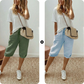 ⏳👖SUMMER Day Special Price:£ 15.99!!!⏰Women's Casual Cotton Linen Capris
