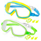 🔥SUMMER GIFT – ONLY £8.99!!🏆#1 Bestselling🏊‍♀️HD children's large frame waterproof and anti-fog swimming goggles