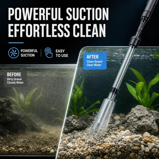 🏆Surprise Price: Only £14.99!!!🐟 Electric Aquarium Gravel Cleaner✨💦