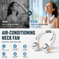 🥳2026 HOT SALE🥳💨50% OFF!🍃 Neck Air Conditioner Fan – Ultra‑quiet, 360° rotating, 3 speeds. Hands‑free cooling, long battery. Summer essential! 😎🌬️