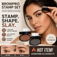 🥳Last Day Buy 1 Get 1 Free Special Price:£9.99!!💞Eyebrow Stamp Powder with Brush – Press & go, perfect brows in seconds. Waterproof, 24h wear, no salon needed. A beauty game‑changer! 💄🌸